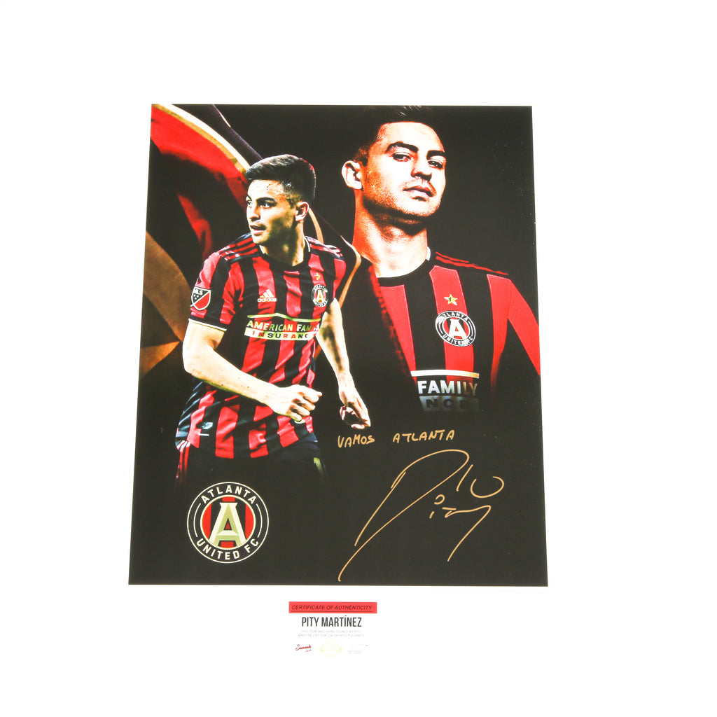 Pity Martinez Signed 8x10 Atlanta United Edit 2 Images Inscribed