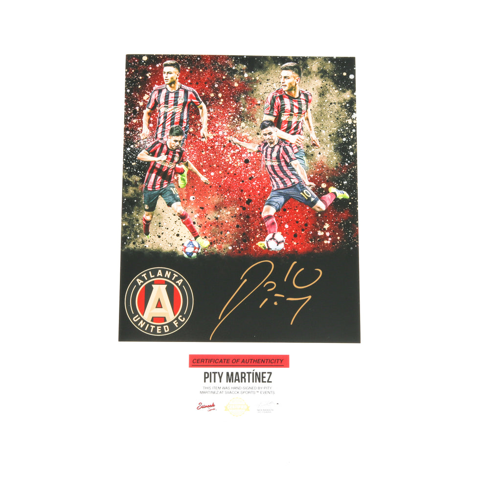 Pity Martinez Signed 8x10 Atlanta United Edit 4 Images