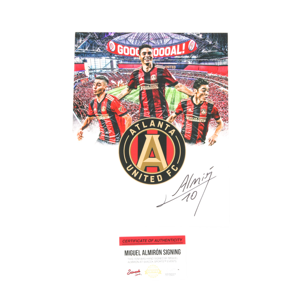 Miguel Almiron 8x10 Goal Stadium Edit Atlanta United FC