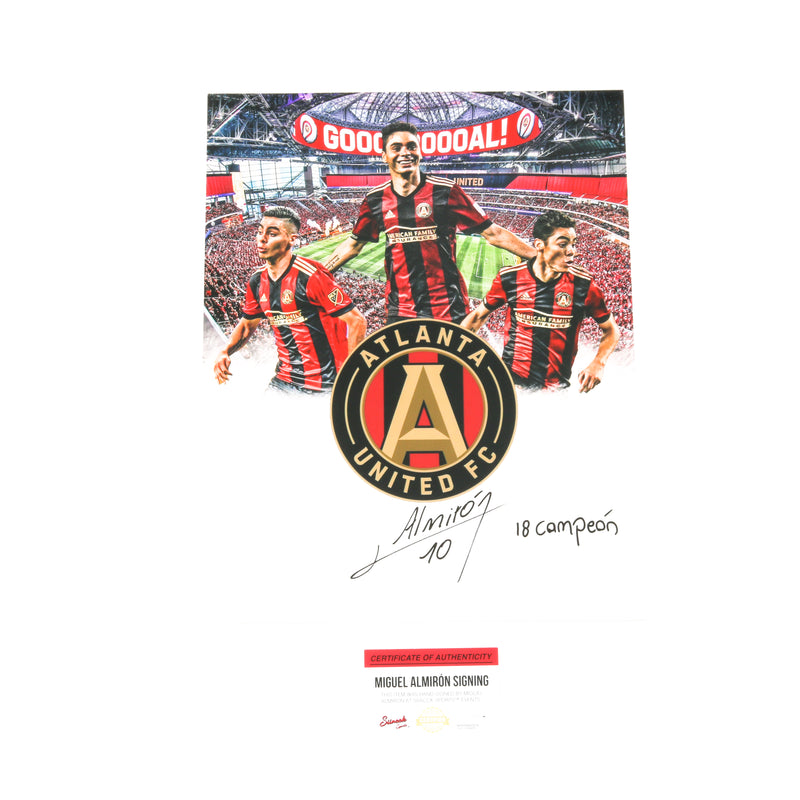Miguel Almiron 11x14 18 Champions Goal Stadium Edit Atlanta United FC