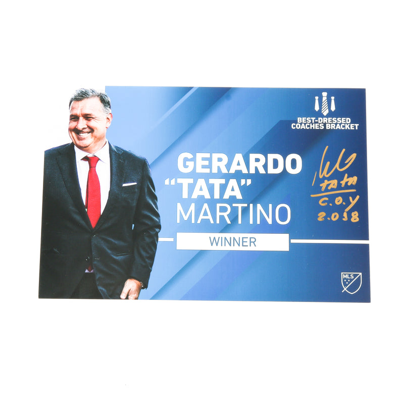 Tata Martino Signed 8x12 Atlanta United FC COY