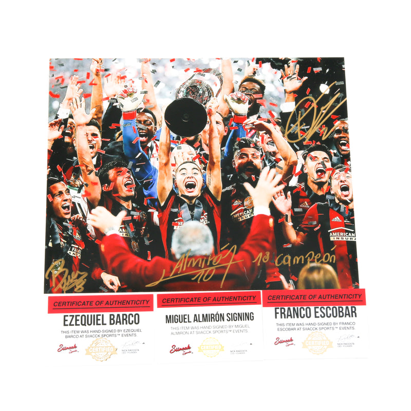 Miguel Almiron 8x10 MLS CUP CHAMPIONS Stage Atlanta United FC Inscribed