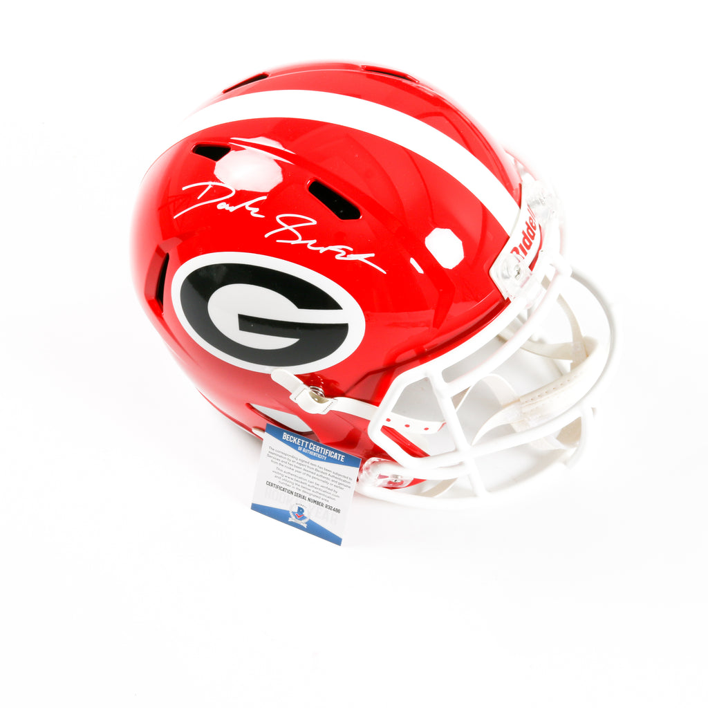 D'Andre Swift Signed Georgia Bulldogs Full Size Speed Helmet