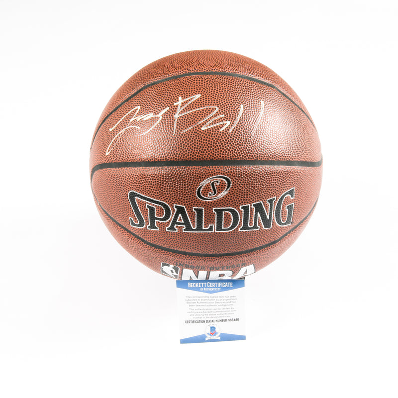 Lonzo Ball Signed Basketball Los Angeles Lakers