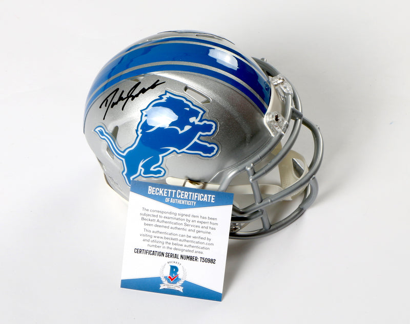 D'Andre Swift Signed Detroit Lions Speed Mini Helmet