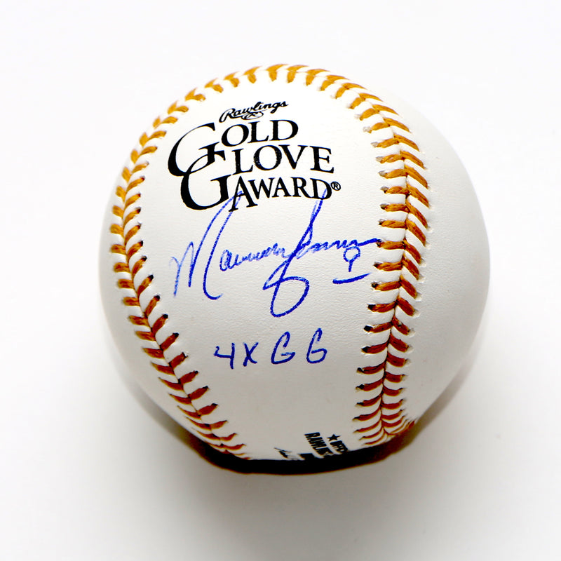 Marquis Grissom Signed Gold Glove Ball Inscribed