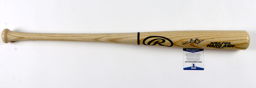 Christian Pache Signed Rawlings Hard Ash Bat Atlanta Braves