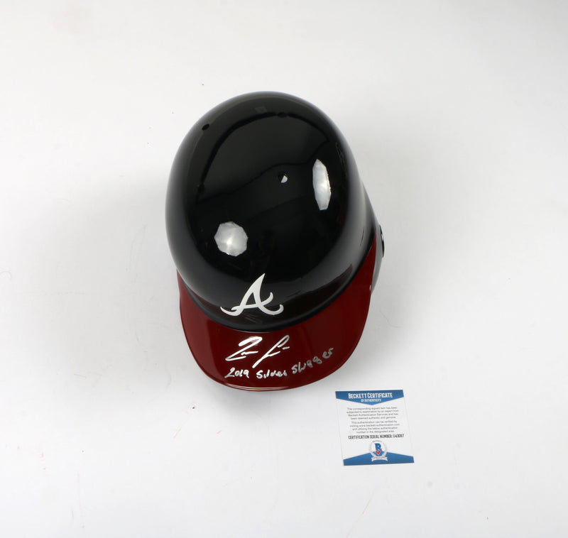 Ronald Acuna Signed Helmet Atlanta Braves MLB "2019 Silver Slugger" Inscribed