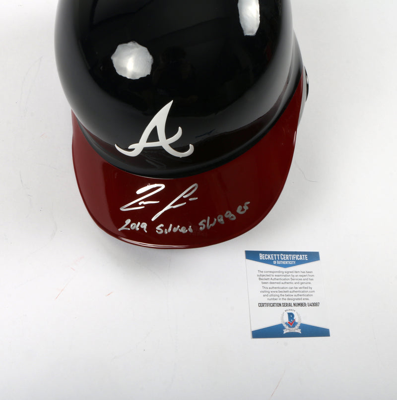 Ronald Acuna Signed Helmet Atlanta Braves MLB "2019 Silver Slugger" Inscribed