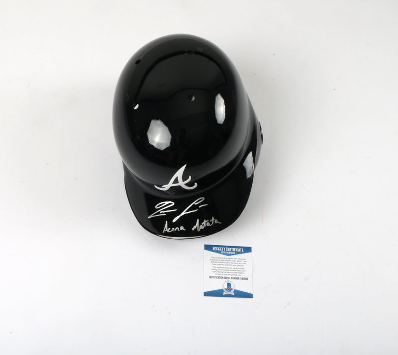 Ronald Acuna Signed Helmet Atlanta Braves MLB "Acuña Matata" Inscribed