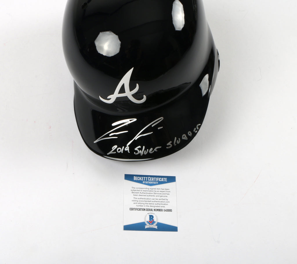 Ronald Acuna Signed Helmet Atlanta Braves MLB "2019 Silver Slugger" Inscribed
