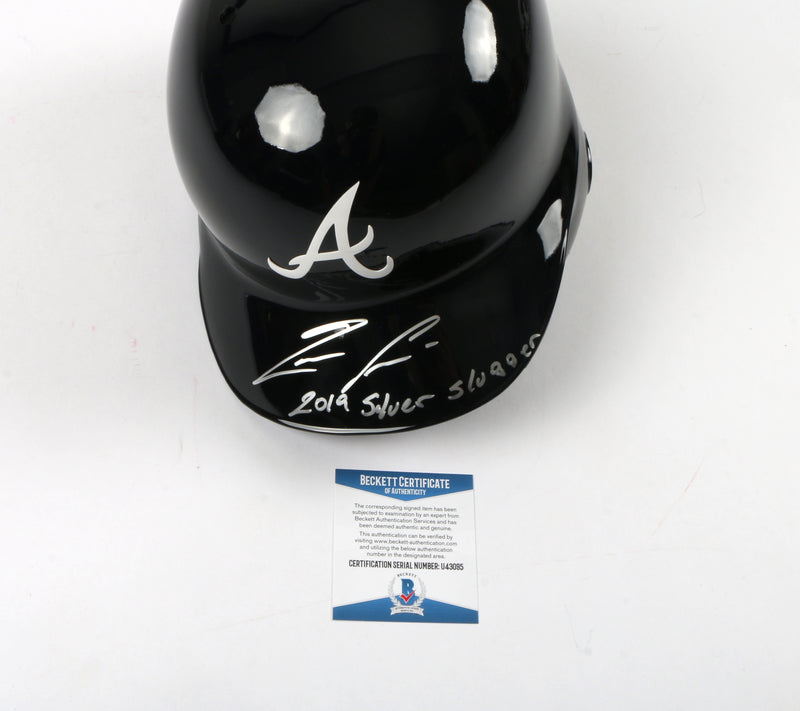 Ronald Acuna Signed Helmet Atlanta Braves MLB "2019 Silver Slugger" Inscribed