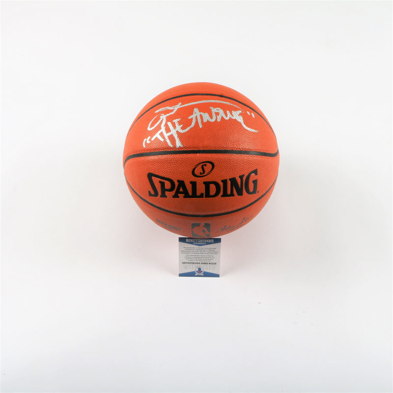 Allen Iverson Signed Spalding Indoor/Outdoor Basketball "The Answer" Inscription