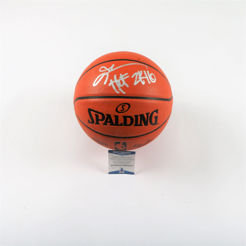 Allen Iverson Signed Spalding Indoor/Outdoor Basketball "HOF 2016" Inscription