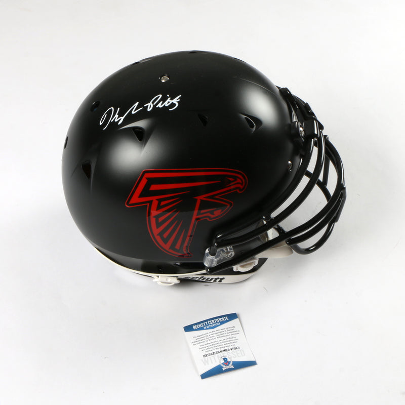 Kyle Pitts Signed Full Size Helmet Atlanta Falcons Schutt Authentic Hybrid