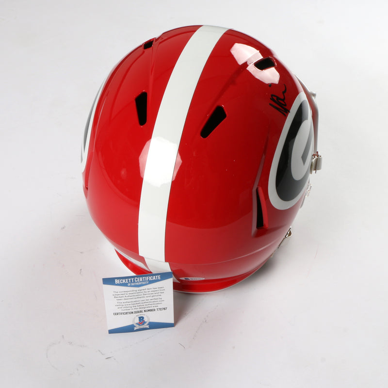 George Pickens Signed Helmet Georgia Bulldogs Full Size Speed Replica