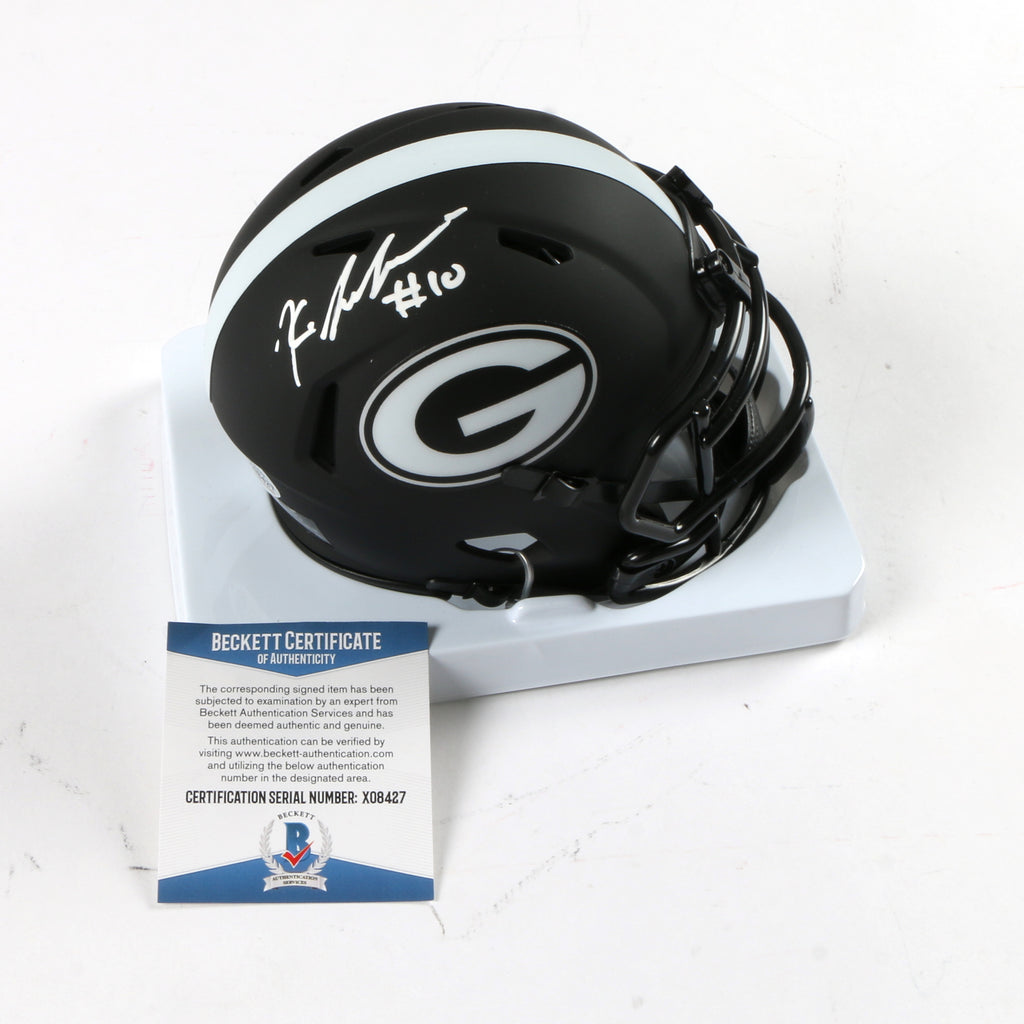 Kearis Jackson Signed Mini Helmet Eclipse Georgia Bulldogs