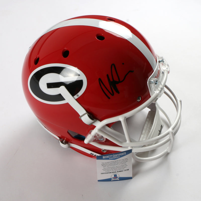 George Pickens Signed Helmet Full Size Schutt Replica Georgia Bulldogs