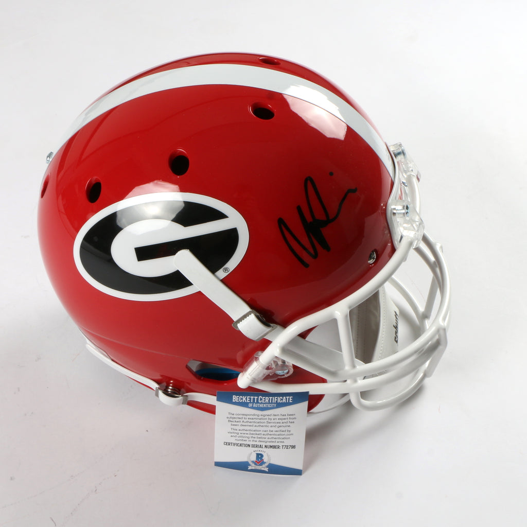 George Pickens Signed Helmet Full Size Schutt Replica Georgia Bulldogs