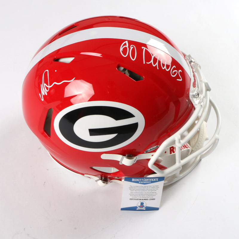 George Pickens Signed Helmet Full Size Speed Authentic Georgia Bulldogs