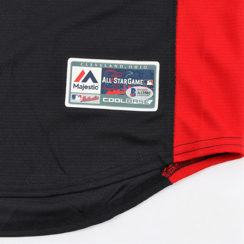 Ronald Acuña Jr. Signed 2019 All-Star Game Jersey Atlanta Braves with "Acuña Matata" Inscription - Navy