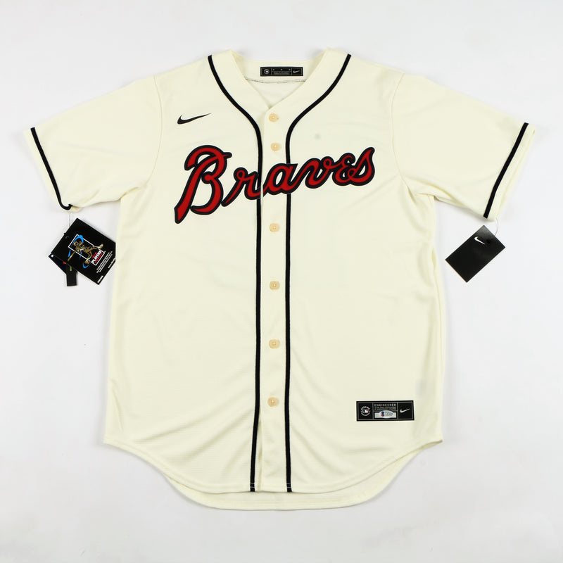 atlanta braves cream jersey