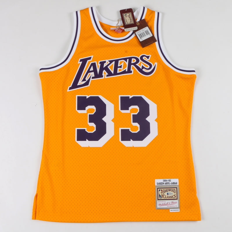 Kareem Abdul Jabbar Signed Los Angeles Lakers Jersey (Yellow)