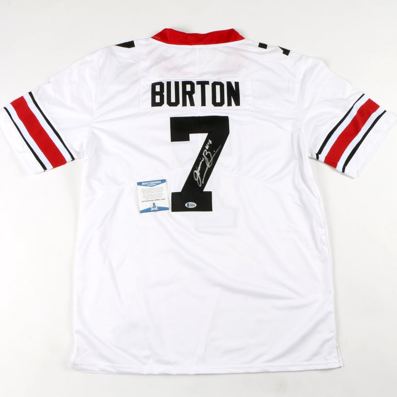 Jermaine Burton Signed Jersey White New Georgia Bulldogs