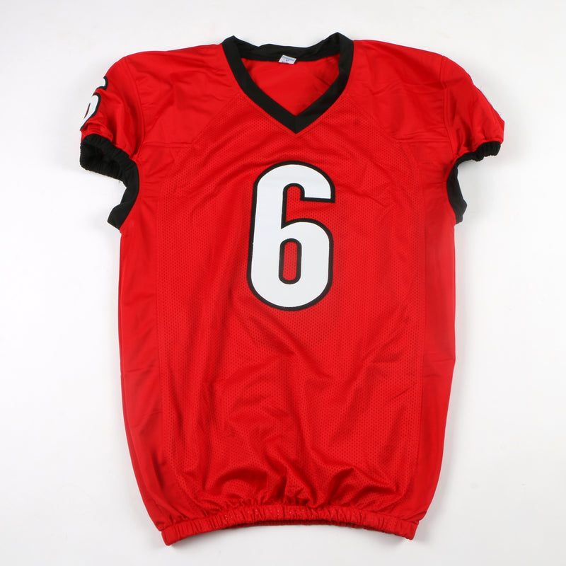 Kenny McIntosh Signed Jersey Custom Game Cut Red Georgia Bulldogs