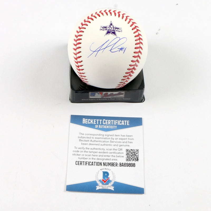 Ozzie Albies Signed 2021 All Star OMLB (Colorado) Atlanta Braves