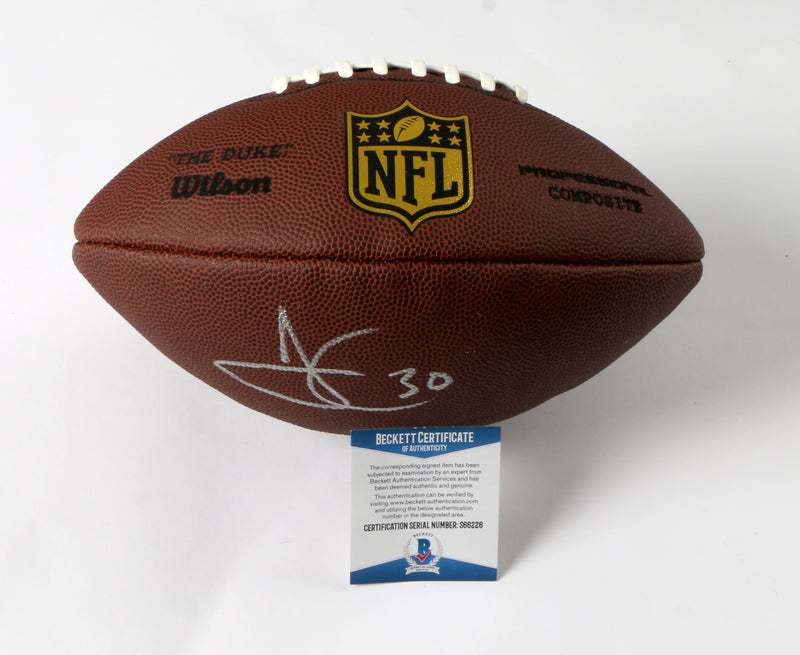James Conner Signed Football