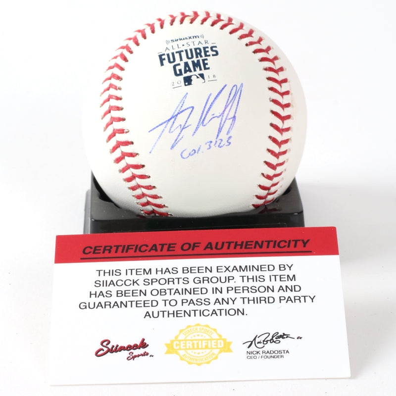 Alex Kirilloff Signed 2018 Futures OMLB Minnesota Twins