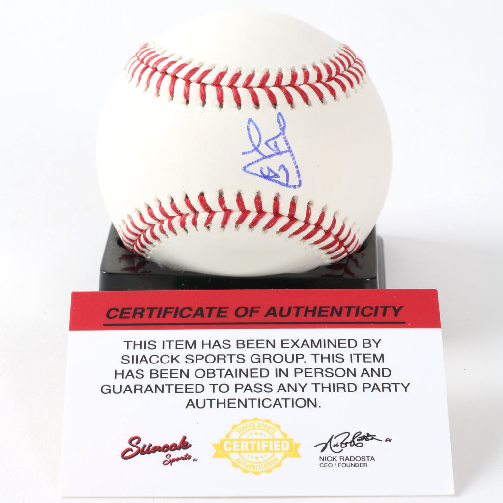 Leody Taveras Signed 2018 Sweet Spot Futures OMLB Texas Rangers