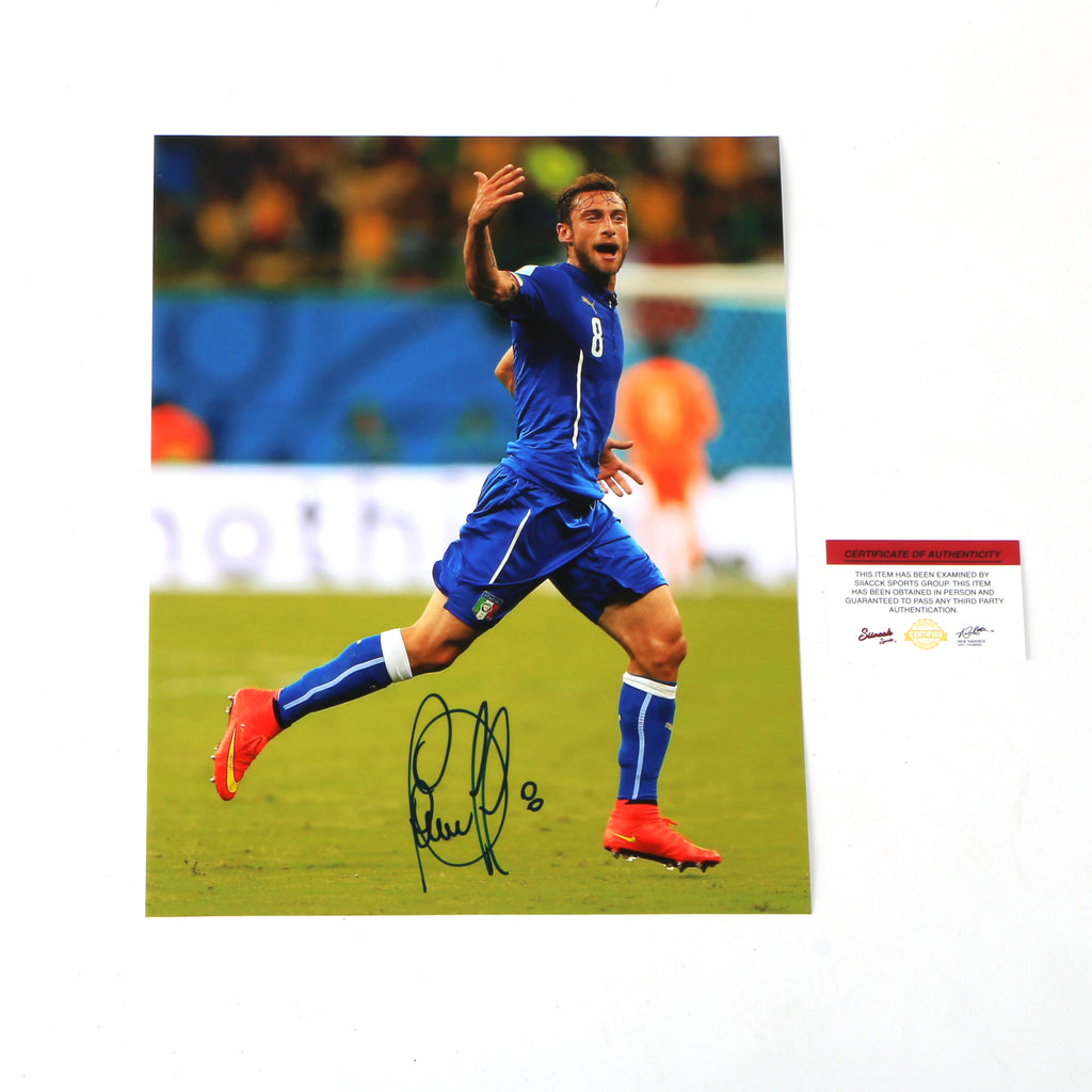Claudio Marchisio Signed 11x14 Italy Italia