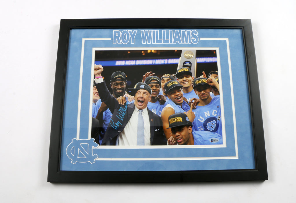 Roy Williams Signed 11x14 North Carolina Tarheels Framed 11x14 Photo