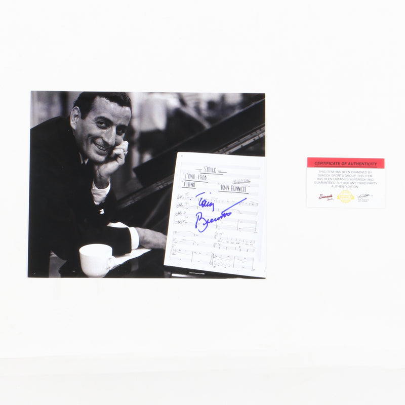 Tony Bennett Signed 8x10 New York Proof