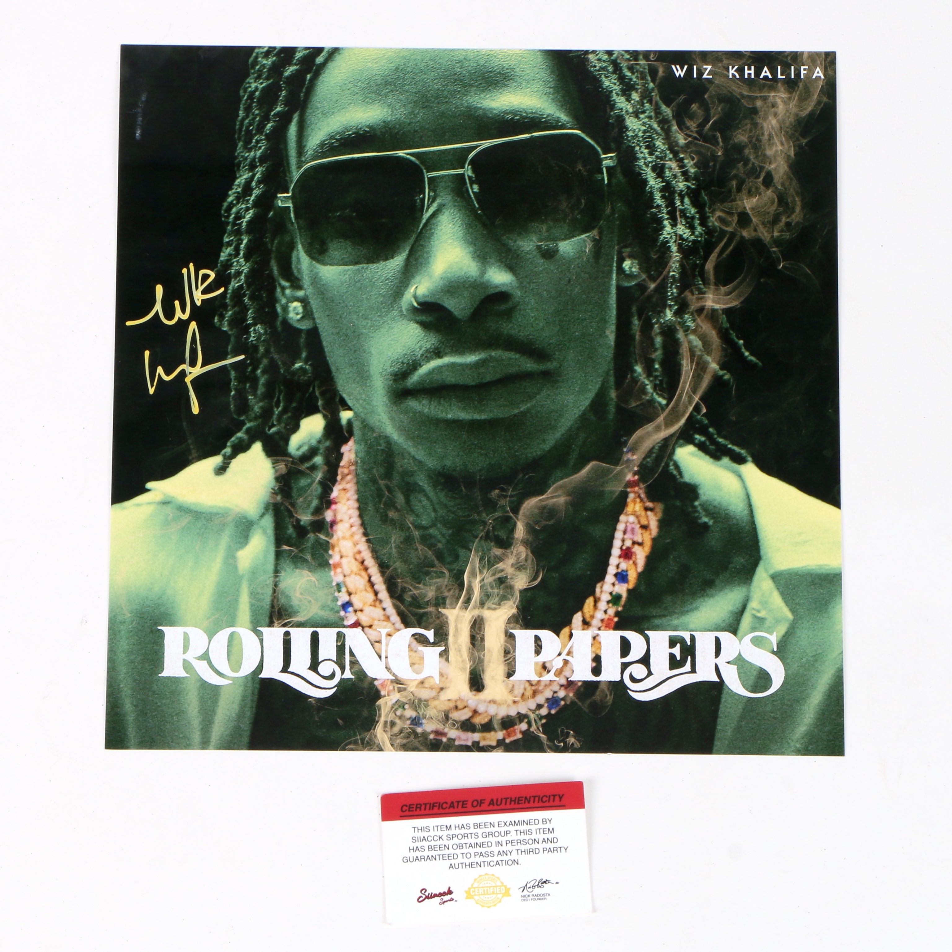 ● wiz khalifa / rolling papers 2LP レコード Wiz Khalifa - Rolling Papers (Green Vinyl LP)