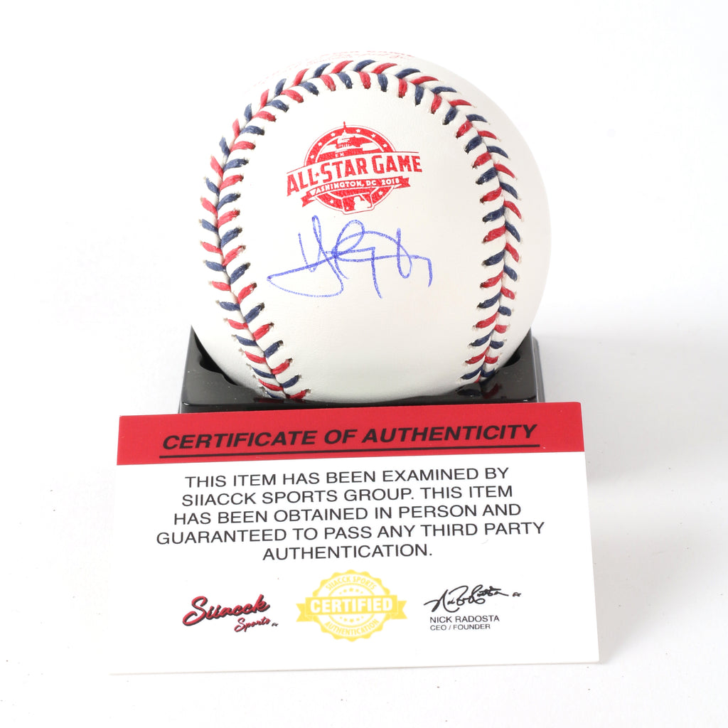 Yan Gomes SIGNED 2018 All Star OMLB Cleveland Indians