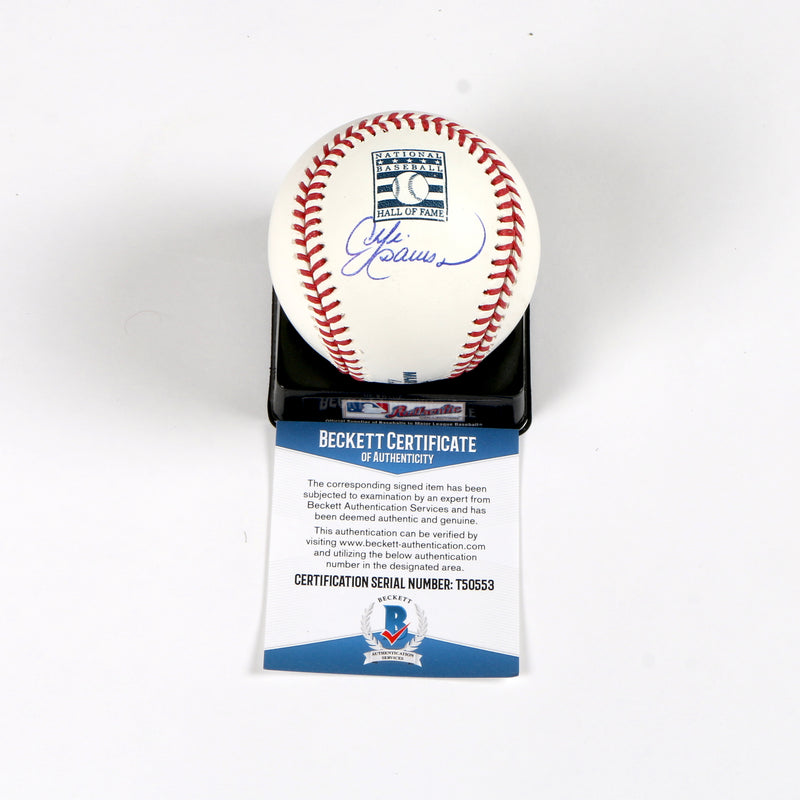 Andre Dawson Signed Rawlings HOF Baseball Chicago Cubs