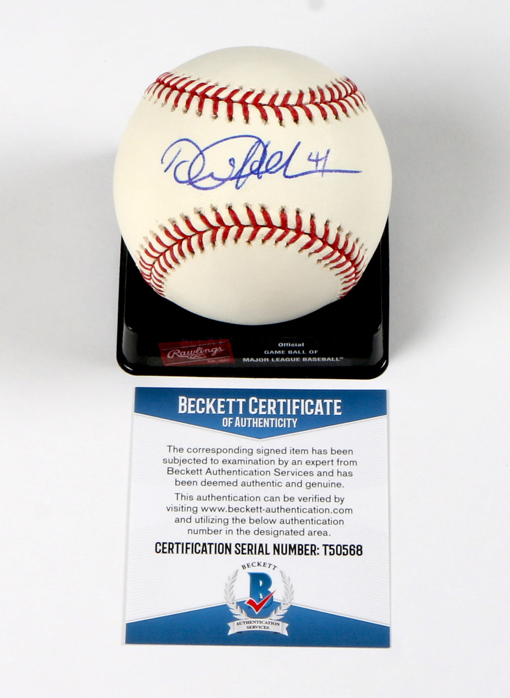Daniel Hudson Signed Baseball Washington Nationals