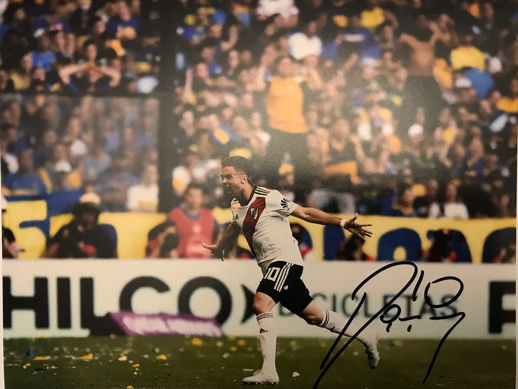 Pity Martinez Signed 8x10 River Plate Goal Celebration Atlanta United
