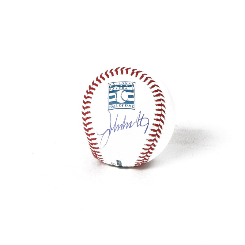 John Smoltz Signed Hall Of Fame Baseball