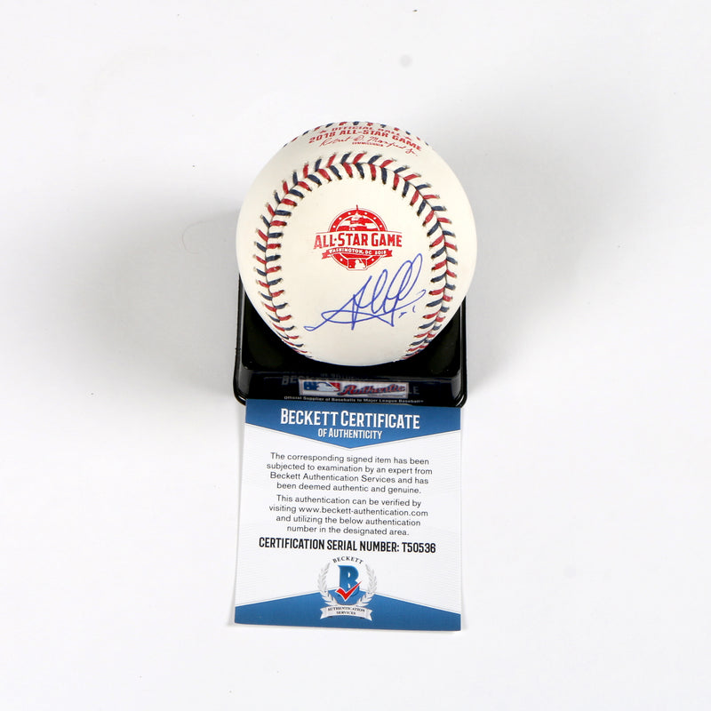 Jesus Aguilar signed 2018 All Star Rawlings OMLB Milwaukee Brewers