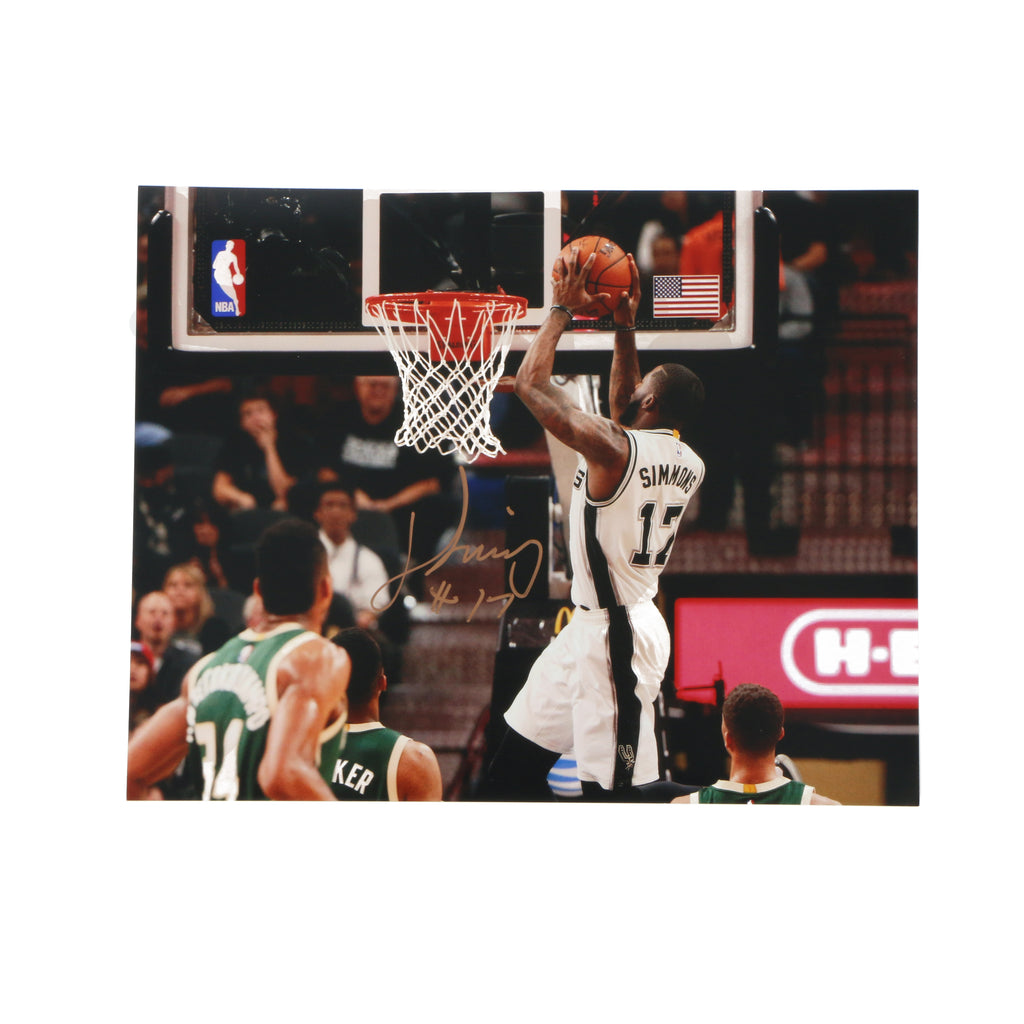 Jonathon Simmons Signed 11x14 Photo