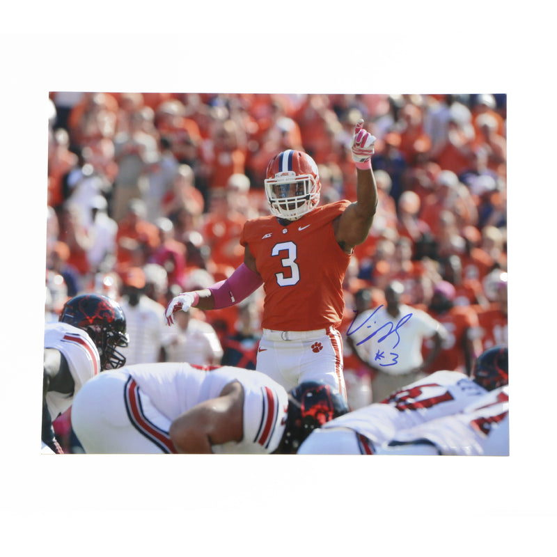 Vic Beasley Signed 11x14 Clemson Tigers